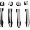 Exterior Door Handle 4Pcs Compatible with Toyota 4Runner Lexus GX460 2010-2021 Front and Rear Door Handle Replace 69210-60170 69250-60060 69250-60070 69250-60050 4Pack Chrome