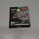 36 Colors Acrylic Paint Markers Pens Set Dual Tip with Fine and Brush for Paper Metal Rock Wood Plastic Canvas Ceramics DIY Crafts Drawing Art Supplies