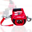 Portable Drill Winch 1000LB Pulling Capacity with 40 Feet Alloy Steel Wire Rope, Hand Winch for Lifting & Dragging