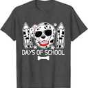 100 Days Smarter Dalmatian Dog 100 Days of School Kids Boys T-Shirt, Size Kids 4