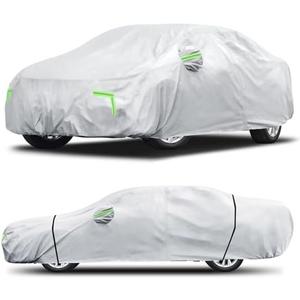 Car Cover Custom Fit for Toyota Camry 1996-2025,Honda Accord 2001-2025,6 Layers Truck Cover Waterproof All Weather for Automobiles, Outdoor Full Exterior Cover, Rain, Sun, Wind Protection, Silver