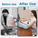 Lap Desk, Lap Desk for Laptop with Cushion, Laptop Desk, Laptop Stand for Bed, Computer Stand Table Workstation for Bed Sofa Couch or Travel