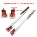 1 Pair of 22 Inch Undermount Soft Close Drawer Slides 100LB Load Capacity Full Extension Concealed Drawer Rails with 3D Locking Device (22 Inch)