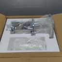 Wall Sconces,Modern Crystal Wall light Fixtures Indoor Luxury Chrome Wall Lamp,K9 Acrylic Crystal Drops Wall Lamp,Elegant Wall Lighting for Bedroom Bathroom Hallway Living room Mirror Bedside