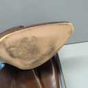 Knee High Boots Women Pointed Toe Chunky Heel Fall Tall Boots Side Zipper Long Boots for Women (9.5, Brown Pu)