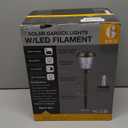 XMCOSY+ Solar Pathway Lights Outdoor, 6 Pack Decorative Bubble Glass Garden Lights, 10/25 LM Brightness Warm White Glow, Auto On/Off Waterproof Landscape Lighting for Yard Walkway Driveway Lawn Patio