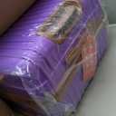 Luggage Sets 5 Piece Suitcases with Wheels, Suitcase Set ABS Hard Case Luggage with TSA Lock Spinner Wheels Durable Travel Luggage (BrightPurple)