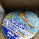 SwimWays Spring Float Premium Recliner Pool Lounger, Inflatable Pool Floats Adult with Fast Inflation for Ages 15 & Up, Sky Blue