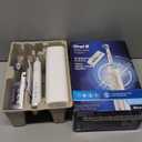 Oral-B Smart 5000 Rechargeable Electric Powered Toothbrush, Black with Travel Case and Bluetooth - Visible Pressure Sensor to Protect Gums - 5 Cleaning Modes - 2 Minute Timer (1 Count (Pack of 1), White)