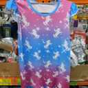 COTRIO Girls Nightgowns Toddler Nightgown Kid Pajamas 2 Pack Princess Night Dress Sleep Nighties Flutter Sleeve Nightshirt Size 150