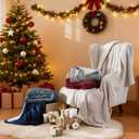 Bedsure GentleSoft Electric Blanket Twin - Soft Ribbed Flannel Heated Blanket, Heating with 6 Time Settings (Up to 10H), 6 Heat Settings & 8Hr Timer Auto Off, Gifts for Grandma (62x84 inches, Grey)