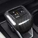 YINGTUU for Nissan Rogue 2021 2022 2023 2024 2025 Accessories Gear Shift Head Cap Cover - Carbon Fiber Pattern