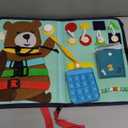 PUTSKA Busy Board Montessori Toys, Busy Book for Toddlers 3+ Years, Sensory Toys, Educational Learning Activities for Learning Fine Motor Skills, Kids Travel Essentials, Gifts for Girls Boys