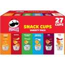 Pringles Potato Crisps Chips, Lunch Snacks, Snack Cups, Variety Pack, 19.5oz Box (27 Cups) (EXP 02/17/26)