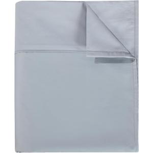 Flat Sheet Only King Size, 400 TC 100% Egyptian Cotton Flat Sheet - Wrinkle, Fade, Stain Resistant (Gray, King)