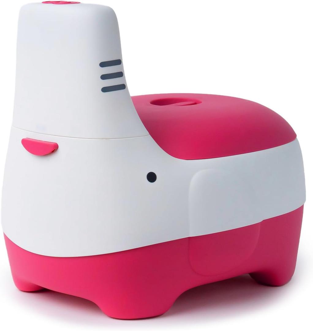 Toddler Potty Training Toilet with Flushing Sounds, Removable Lid, and Soft Cushion - Potty Training Toilet - Toddler Toilet Training Potty - Potty Chair for Toddlers 1-5