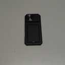 SSLOTSCASE for iPhone 17 Pro Max Case with Card Holder & Kickstand & Slide Camera Lens Cover & Camera Stand & Wallet, Military-Grade Heavy Duty Phone Case Cover for iPhone 17 Pro Max 5G 2025, Black