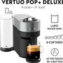 Nespresso Vertuo Pop+ Deluxe Coffee and Espresso Maker by Breville, Titan, BBD: 2026.03.31