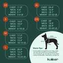 Kuoser Dog Sweater, Dog Sweaters for Medium Dogs, Doggie Sweater Christmas Clothes, Winter Coat Apparel Cable Knitwear, Pet Sweatshirt Outfit for Frech Bulldog, Boston Terrier, Apricot L (L (Chest: 20.9'' / 53cm))