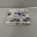 Spring Flower Pillow Covers 16x16 Watercolor Navy Blue Floral Farmhouse Decor Throw Pillows Case for Couch Seasonal Pillowcase Outdoor Decorative Cushion Cases for Sofa Bed Decorations Set of 2