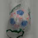 Champion Youth & Adult Soccer Ball - Paneled Design, Enhanced Control, Durable Cover & Butyl Bladder, for Indoor & Outdoor Training, Sizes 3, 4, 5, Includes 6" Pump (White/Fierce Tide/ Very Coral)