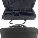 Ekey Clarinet Case Water-resistant Foam Padded Case, Black bag back Strap Thick Padding Nice Zipper Protect Clarinet Gig Bag (black)