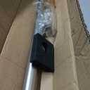 Heavy Duty Curtain Rods, 1 1/8 Inch Diameter Curtain Rod for Window 36-72Inch(3-6ft), Telescoping Large Single Drapery Rod with Modern Cap Finials and Adjustable Brackets, Brushed Nickel