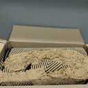 6x9 Washable Boho Area Rug with Tassels for Living Room Beige Black