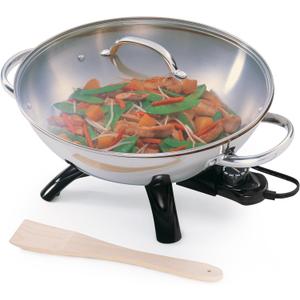 Presto 5900 1500-Watt Stainless-Steel Electric Wok Presto 5900 1500-Watt Stainless-Steel Electric Wok