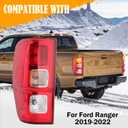 Tail Light Assembly For 2019 2020 2021 2022 Ford Ranger Rear Driving Lamp with Wire Bulbs Left Driver Side Replace KB3Z-13405-F