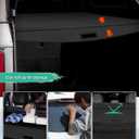 Powerty Retractable Cargo Cover for Ford Bronco Accessories 2025 2024 2023 2022 2021 4-Door Soft Hard Top, Rear Trunk Cargo Cover Security Shield Shade(Not for Bronco Sport & Bronco 2-Door)