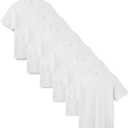 Amazon Essentials Men's Regular-Fit Short-Sleeve Crewneck T-Shirt, Pack of 6 (X-Large)