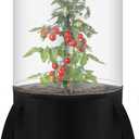 1PCS Mini Plant Greenhouse with Felt Planting Bag, Winter Garden Pot Covers Transparent Plant Frost Protection Cover Portable Planter with Support Rod for Outdoor Plants or Seedlings, 29.5" X 11.8"