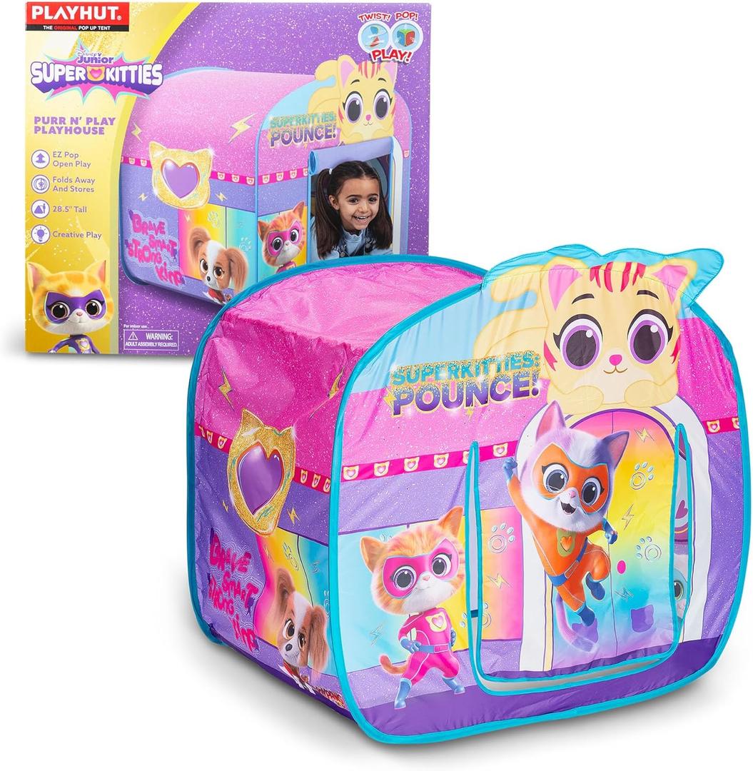 Playhut Super Kitties Purr N' Play Playhouse