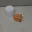 EZVALO Spa-Like Shower Lamp  IP65 Waterproof Bathroom Lamp, Rechargeable Cordless Mood Light, 3 Color Temps for Relaxing Bathroom & Bathtub Experience (1 Pack) (Wood Grain)