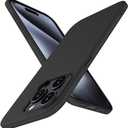 X-level Compatible with iPhone 15 Pro max Case Slim Fit Ultra-Thin [Guardian Series] Soft TPU Matte Finish Coating Phone Cases Lightweight Anti-Scratch Back Cover Grip 6.7" (2023)-Black