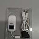 1Mii SafeFly Pro Bluetooth 5.3 Transmitter Receiver, Wireless Audio Adapter w/Screen for 2 Bluetooth Headphones, aptX LL/HD/AD, Use with Any 3.5MM Jack on Airplane, TV & iPad/Tablet