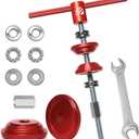 BUCKLOS Bike Headset Press-in Tool, Bottom Bracket Install Tool Kit, Bearing Press Tool, Bicycle Repair Accessories Suitable for Most Bike headsets and Some Press-in Bottom Brackets (HST-RED)