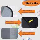 3 PCS Pet Hair Removal Glove for Cats & Dogs, Electrostatic Grooming Gloves for Pet Hair, Reusable Double Sided Static Hair Remover for Couch, Furniture, Carpet & Car Seat