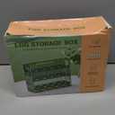 DABATO Egg Refrigerator Storage Box, Green, 3-Layer, Auto-Flip, Vertical Design, 11 x 7 x 5.5 in