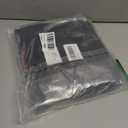 Y2K Jeans Men's Hip Hop Vintage Skull Embroidery Wash Denim Pants Gothic Straight Tube Loose Wide Leg Pants (Black, S)