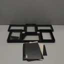 MCS Front-Loading Collage Picture Frame With 6 Openings, 4 x 6, Black (Rectangular)
