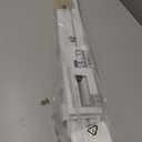 1" Cordless Mini Blinds 45" W x 48" H, White Vinyl Blinds, Horizontal Light Filtering Blinds, Window Blinds for Indoor Windows, Office, Kitchen, Bathroom and Living Room.