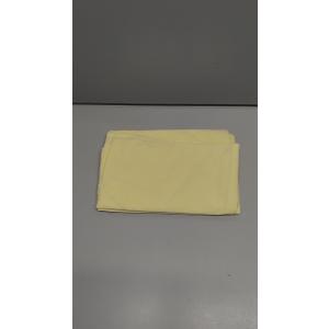 JIYUAN Standard Size Pillowcases, Set of 2-100% Washed Cotton with Envelope Closure, Linen-Like Textured, Soft, Breathable & Durable for All Seasons,Solid Light Yellow