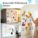 Dry Erase Board Sticker for Wall, 48" x 36"Whiteboard Sticker with Removable Foam Adhesive Backing, Peel and Stick Whiteboard that Repositions Easily & Leaves No Residue