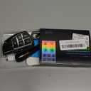 Sindeda for Chevy Key Fob Cover with Keychain Soft TPU Protection Case Compatible with 2021-2026 Chevrolet Equinox Blazer Tahoe Suburban GMC Yukon Denali Silverado 5-Buttons (Silver)