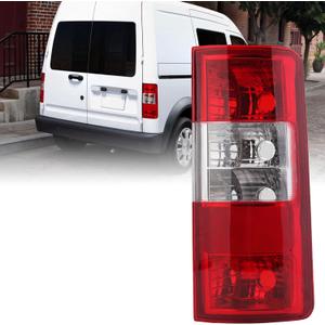 Tail Light Lens Compatible with 2010 2011 2012 2013 Ford Transit Connect Passenger Side Replace 9T1Z13404A FO2801225 (Right)