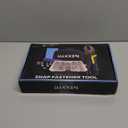 HAKKEN Snap Fastener Tool Kit  Heavy Duty Pliers with 3 Magnetic Dies, 210 Rust-Resistant Stainless Steel Snaps & Storage Box for Marine Canvas, Leather & Upholstery (15mm)