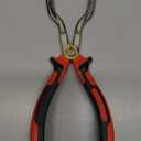 Electrical Disconnect Pliers Automotive Electrical Connector Disconnect Pliers Fuel Feed Pipe Plier Fuel Line Plier Long Spark Plug Removal Universal Pipe Clip Repair Tool red 1pcs