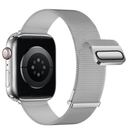 Double Magnetic Compatible for Apple Watch Band Ultra 2,SE, Stainless Steel Strap Metal Mesh Sport Loop for iWatch Bands 38mm, 40mm, 41mm, 42mm  Series 10 Women Men